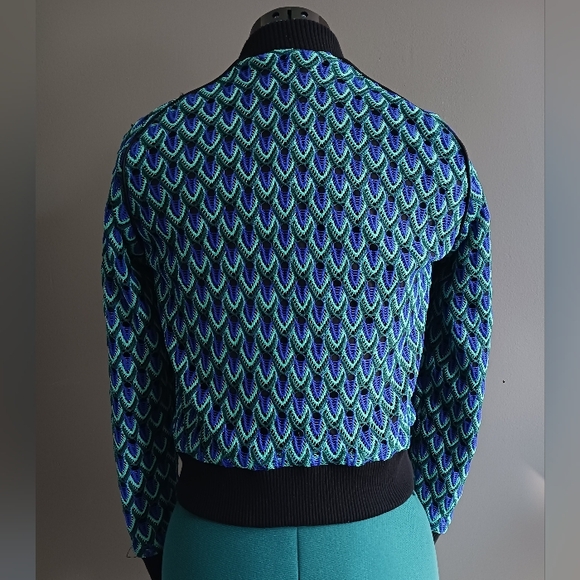 NWT Maje Mira Bomber Jacket Size Size 1 - Picture 4 of 8